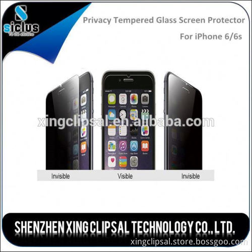 China factory OEM /ODM for iphone 6 privacy tempered glass screen protector